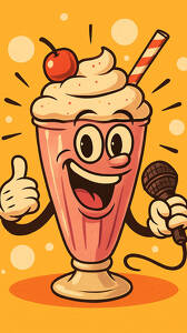Comedy milkshake