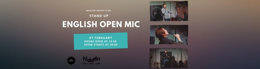 Stand-up: English open mic