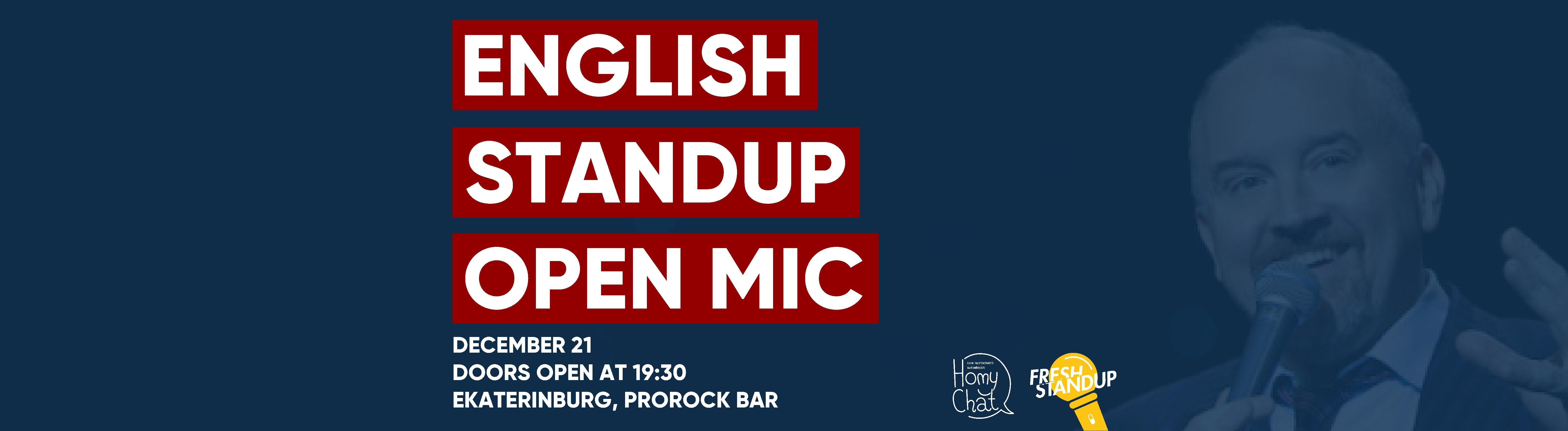 Fresh Stand-Up English Open Mic 