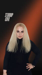 Вероника Датини: съёмка стендапа