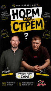 Стендап-шоу «Норм или стрём»